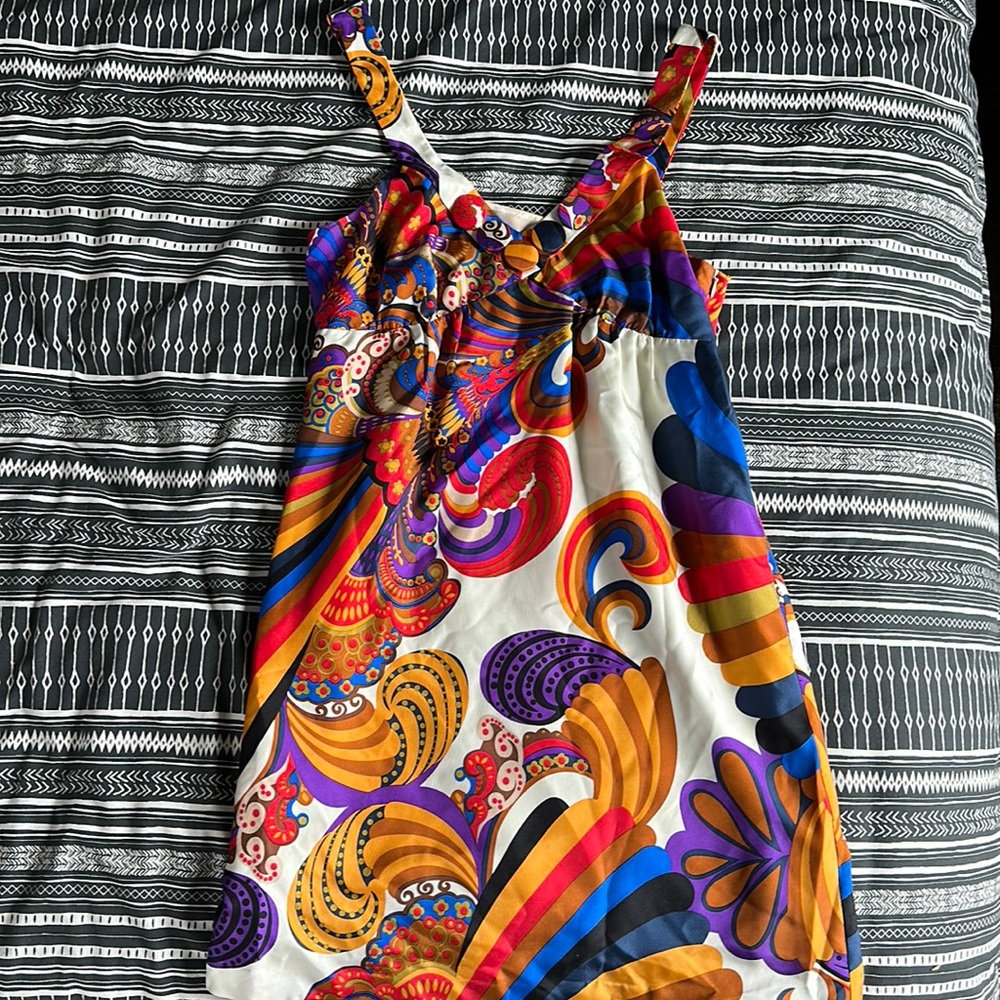 Tibi Silk Scarf Print Dress